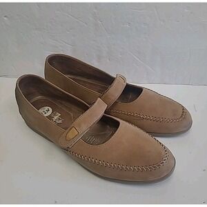 Natural Sport Suede Leather Tan Women's‎ Walking Shoes Size 12N